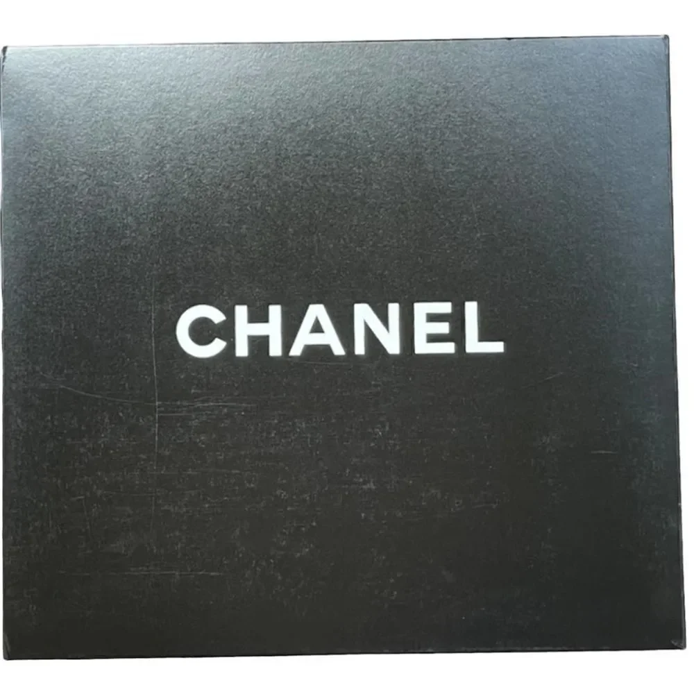 Chanel Accordion Large Quilted Crackled Handbag Blue